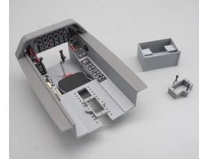 Top-Design 3D Print Scale Cockpit Panels Set For FMS 1.4M T-28D
